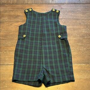Imp Originals Navy/ Green Plaid One-Piece Jon Jon